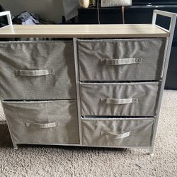 Beige 5 Drawer Organizer