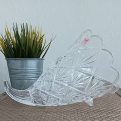 Beautiful Marquis by Waterford Crystal Cornucopia Horn Vase