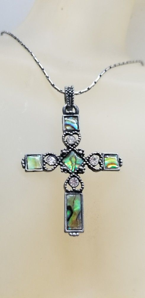 LEGENDARY GENUINE ABALONE CROSS 