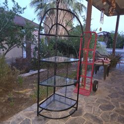 3 Tier Glass Corner Shelf 