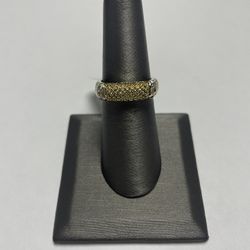 14k Gold Diamond Ring Size 7 