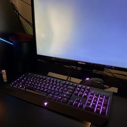 Razer Blackwidow Chroma keyboard and logitech G502 Mouse