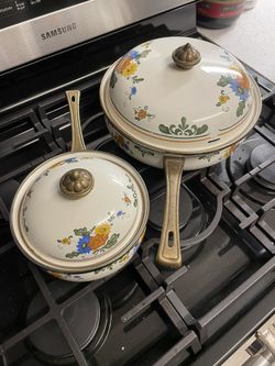 Floral Cooking Pans