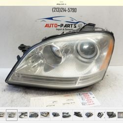 2006-2008 MERCEDES ML350 ML 500 LEFT DRIVER HALOGEN HEADLIGHT OEM JD108461