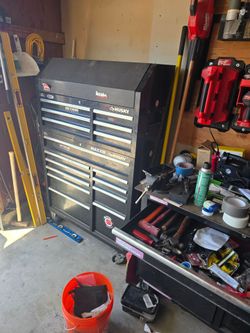 Mechanics Tool Box with Tools