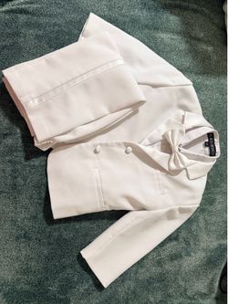 2T Toddler White Suit