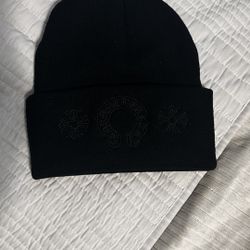 Chrome Black Beanie 