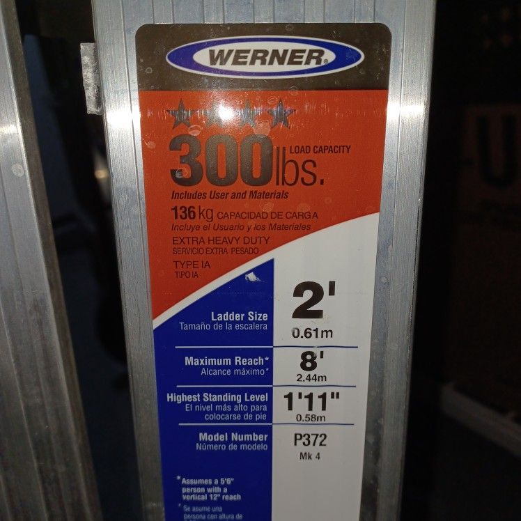 werner ladder 300lbs