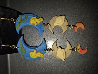 Moon Ocean Earrings