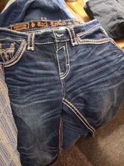 Mens rock revival jeans brand new