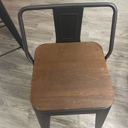 4 mid-century modern barstools