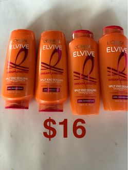 L'Oréal Elvive Dream Lengths Shampoo & Conditioner Set (4 Pack)