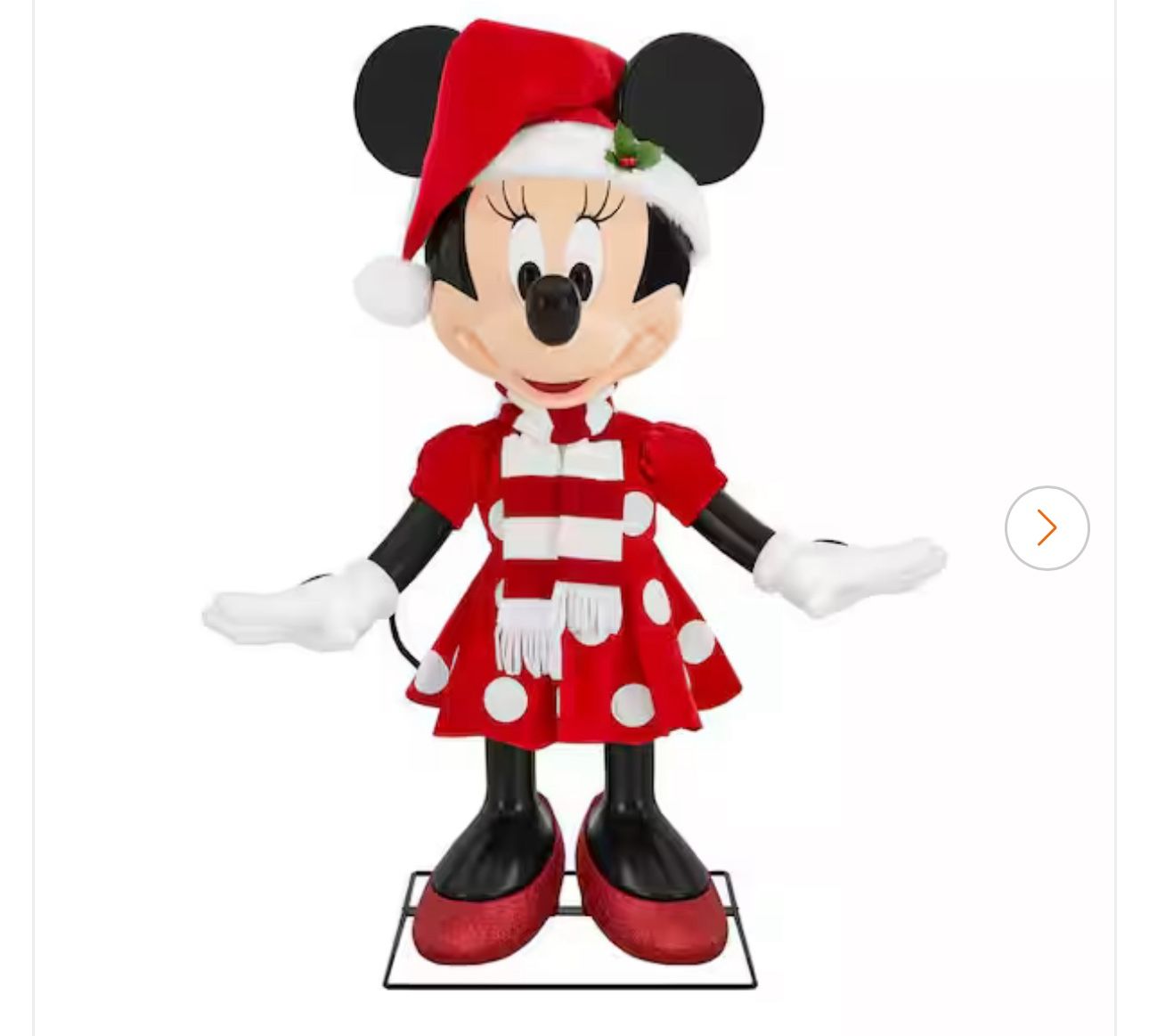 4 ft. Animated Holiday Minnie Mouse A6