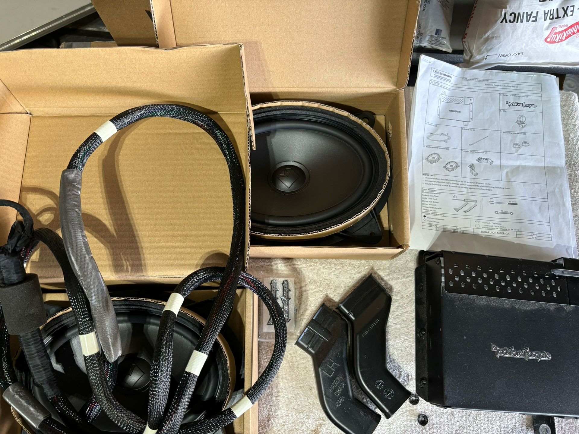 Subaru Rockford Fosgate Audio Upgrade Crosstrek Impreza