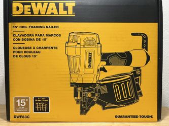 Pneumatic 15° Coil Framing Nailer