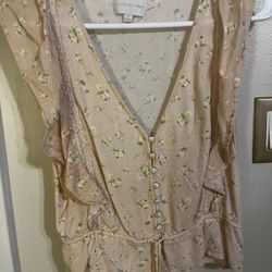Pink Floral Shirt