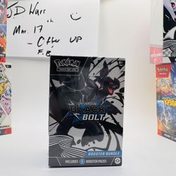 Pokemon — S&V — Black Bolt Booster Bundle - $60