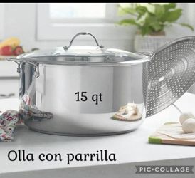 Olla Con Parrilla 15 QT