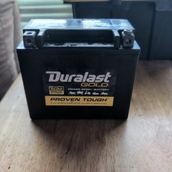 Bran New Battery Duralast Gold  Power Sports Battery