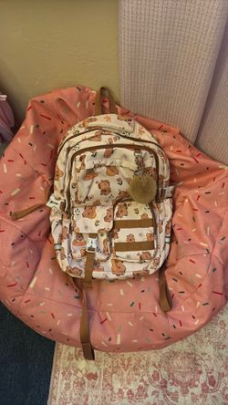 Capybara school backpack