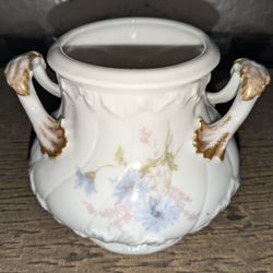 Antique Haviland Limoges France Bowl Vase Cornflowers French