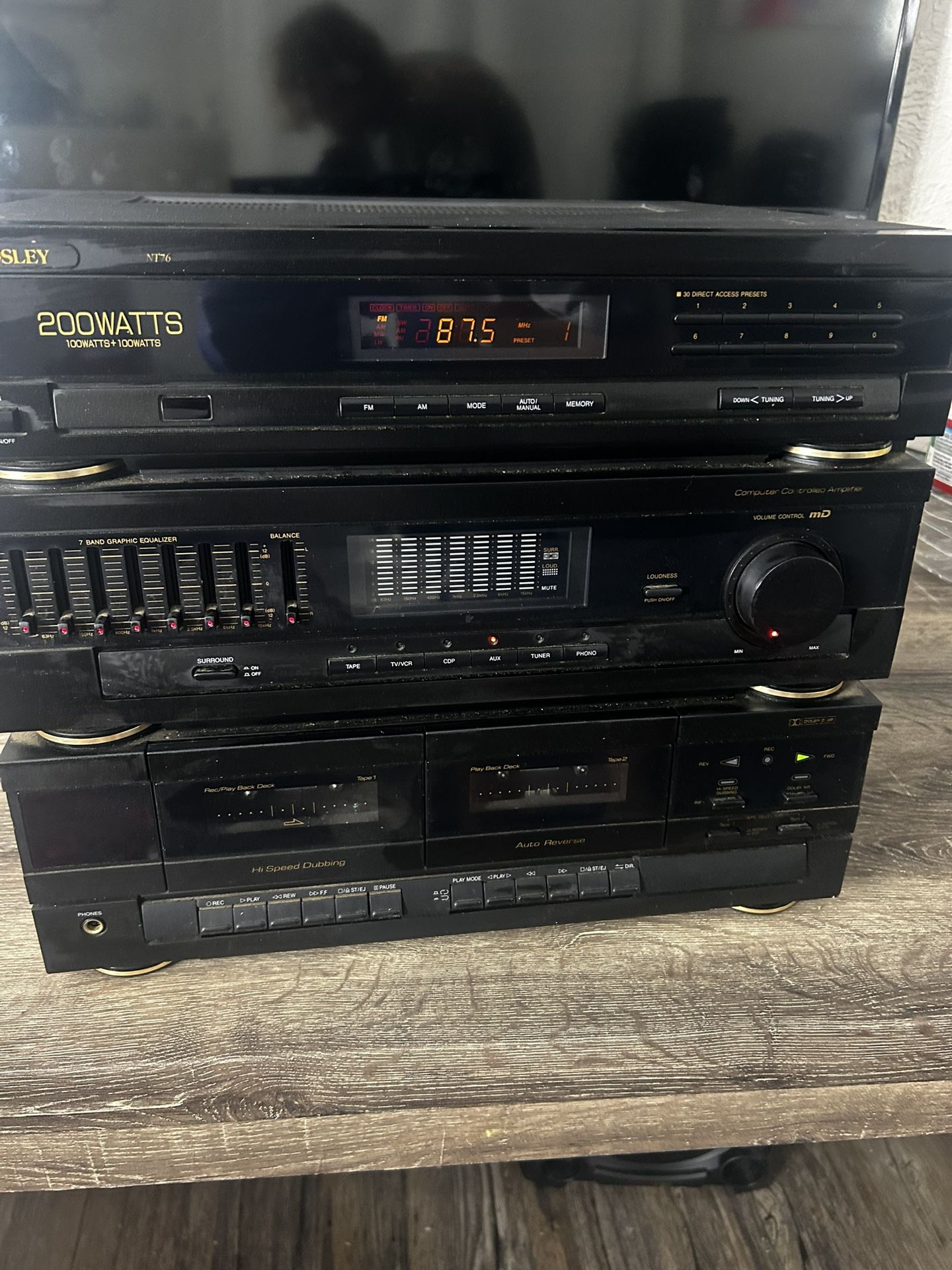 Vintage Techwood NT76 Stereo system