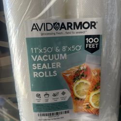 10 New Rolls Of Vacuum Sealer Rolls  Food Storage Fish Meat 