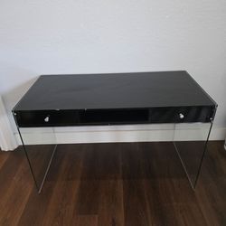 Desk - Glass Black 24" x 48"