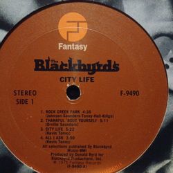 THE BLACKBYRDS CITY LIFE VINYL ALBUM $10 FINAL PRICE 