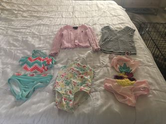 Size 3T clothes and bathing suits