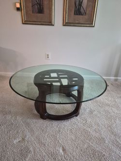 Glass Top Coffee Table