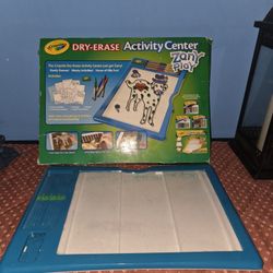 Crayola, dry erase activity center .with  2 boards, 