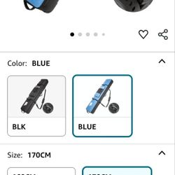 MERALIAN Snowboard Bag with Wheels, 170mm 