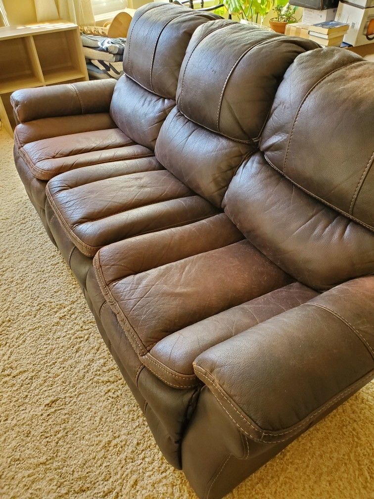 Free: 3-piece Power Reclining Sofa Set From Living Spaces