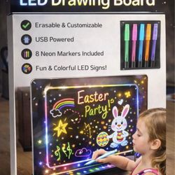 DIY or Cadillaud LED Drawing Board w Markers
