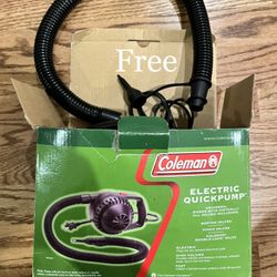 Free Coleman Electric Quick Pump