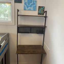 Work Desk with Shelves - Great Condition 