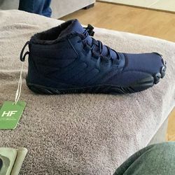 Womens Barefoot Minimalist Shoes Winter Boots Zero Drop Sole Wide Toe Box Waterproof Hiking Boots women’s size 40 us 8 8.5 size