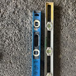 36 & 24” levels