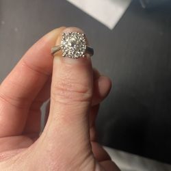 Just Over 1 Carat Diamond Ring