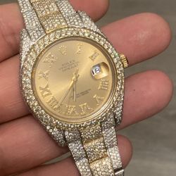Rolex 41mm Vvs Diamonds Box Papers Buy Sale Trade 24k Coin 14k Silver Patek Benz 