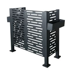 4*2 FT Air Conditioner Fence for Outdoor Units,Metal Privacy Fence Cover, Perfect to Conceal Air Conditioning Units (W540133740)