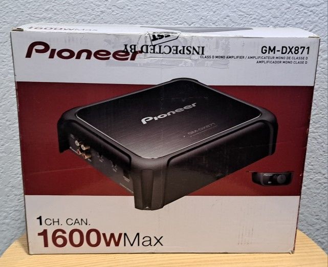 Pioneer GM-DX871 Class D Mono Amplifier 1600w 