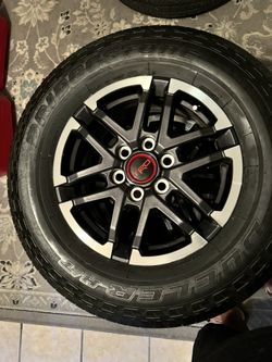 Toyota Tacoma 2025 -18 Inch TRD Rims And Off-Road Tires