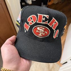 Vintage 49ers Superbowl Annco Hat Snapback