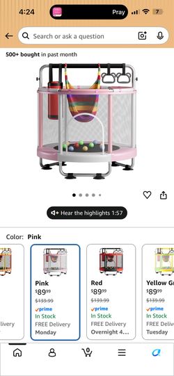 Trampoline for kids