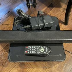 Samsung Soundbar and Wireless Subwoofer with Remote (Model # HW-F550) 