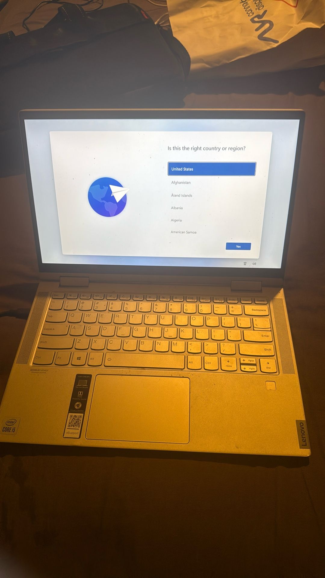 Used Lenovo Touchscreen Labtop
