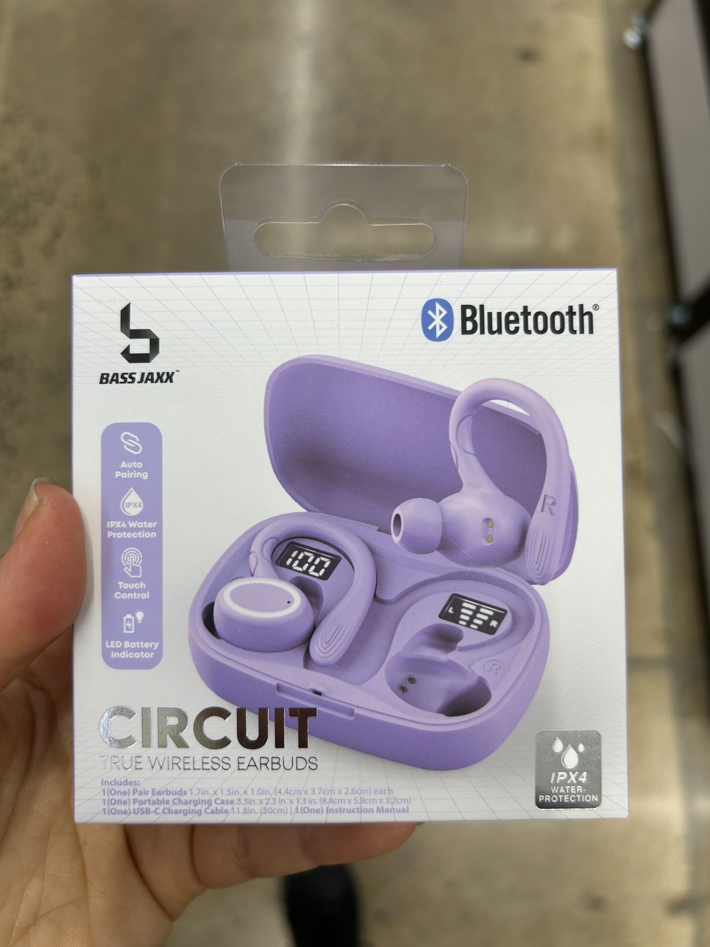 NWT Bass Jaxx Circuit Wireless Earbuds