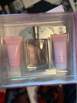 Lancome Paris Miracle perfume, lotion and shower gel